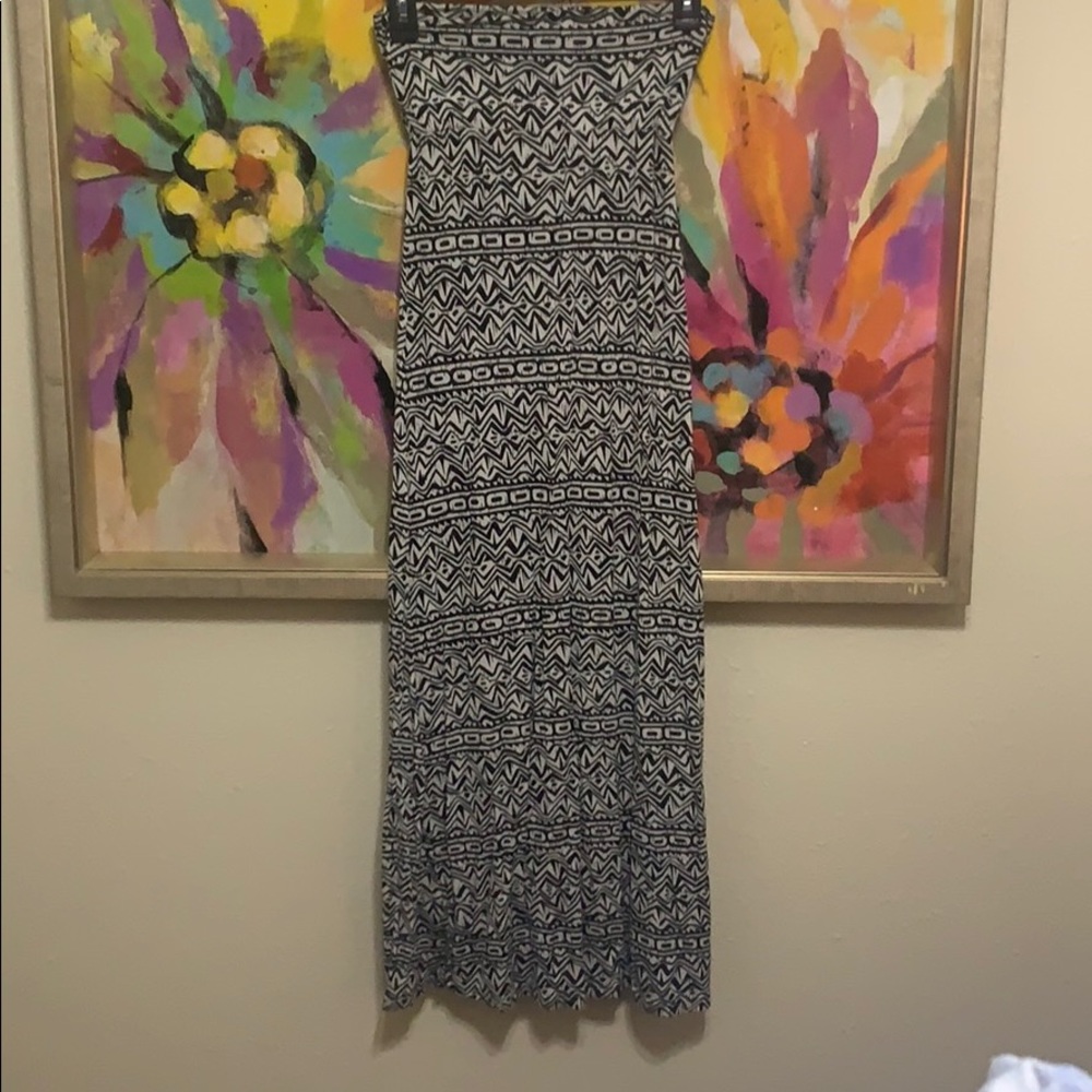 Black & White Maxi Skirt